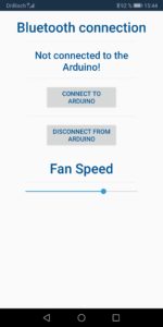 Screenshots Android App Bluetooth arduino control nerd corner