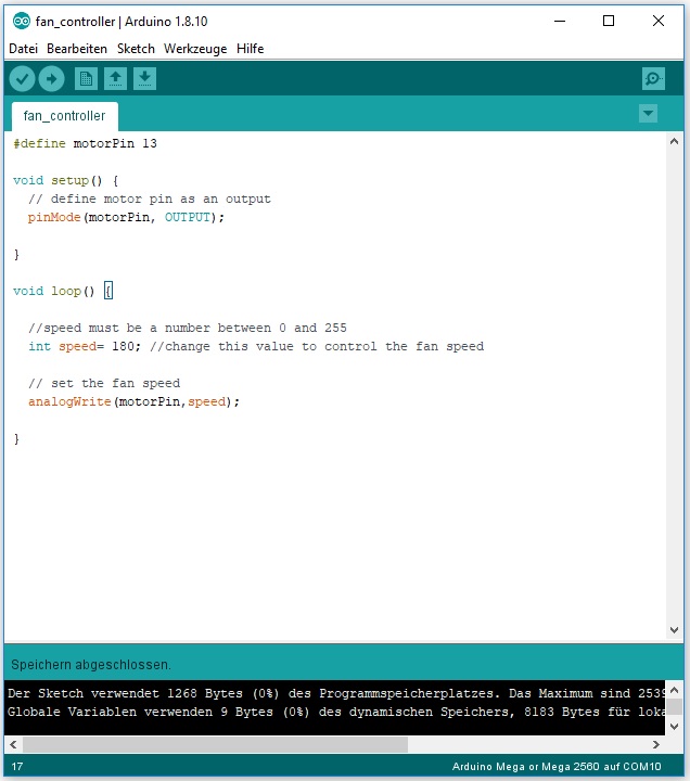 arduino code fan controller nerd corner