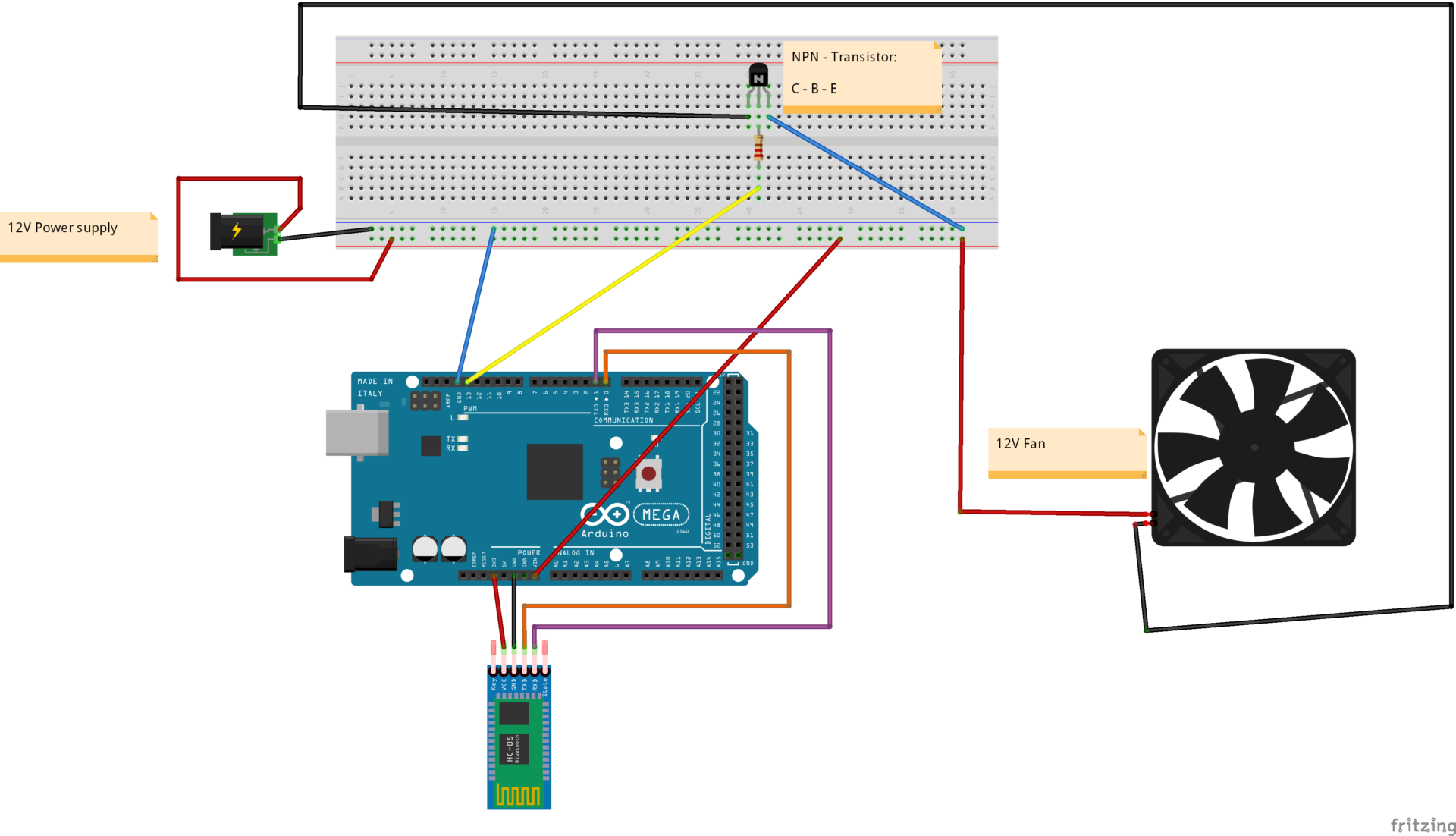 Android Bluetooth classic App for Arduino fan controller ᐅ Full source code