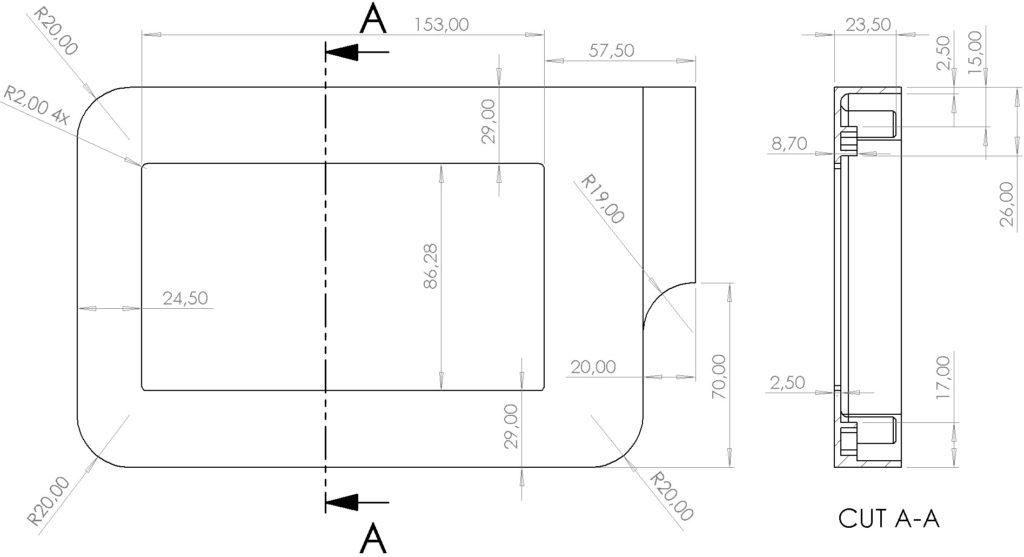 7 Inch Touchscreen Design Case