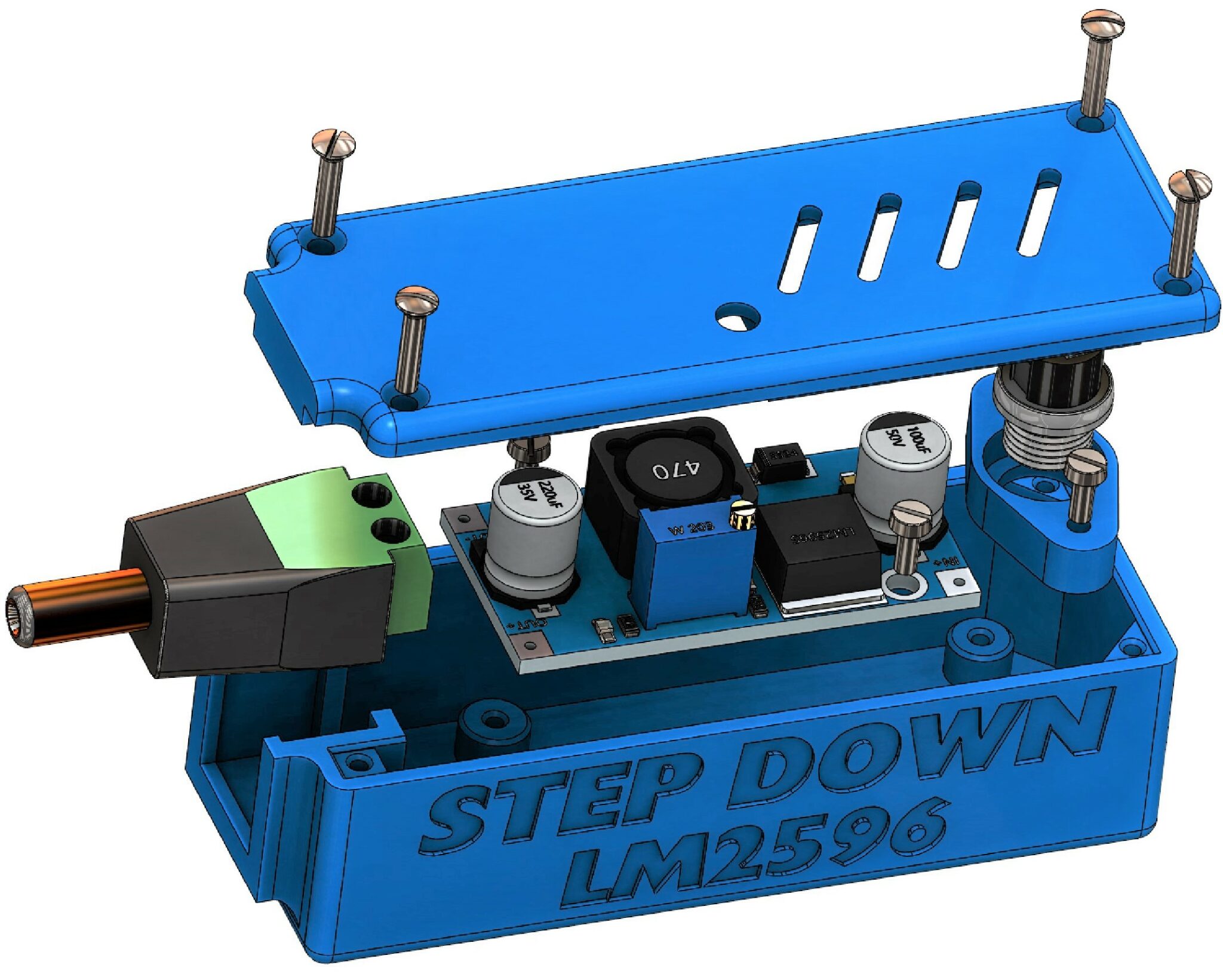 LM2596S step up Simple voltage regulation module!