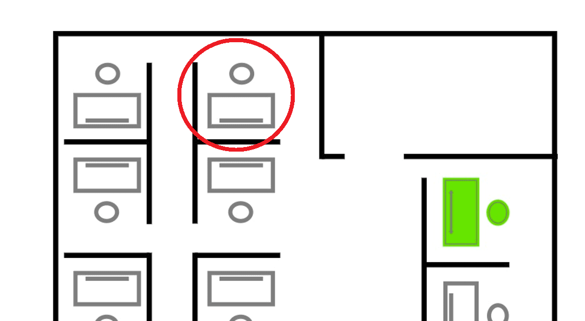 SVG office plan place selected Angular Form SVG