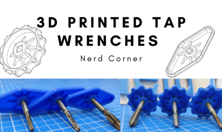 Thumbnail tap wrenches 3d printed