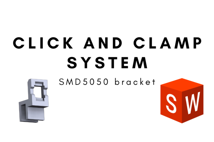 Click and clamp system – SMD5050 bracket